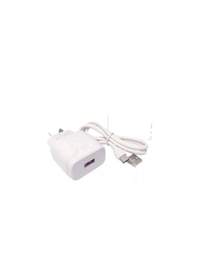 FLAMINGO Flamingo 2.4A Output Double Usb Charger LED Smart Power Adapter & Data Cable.  - Image 1