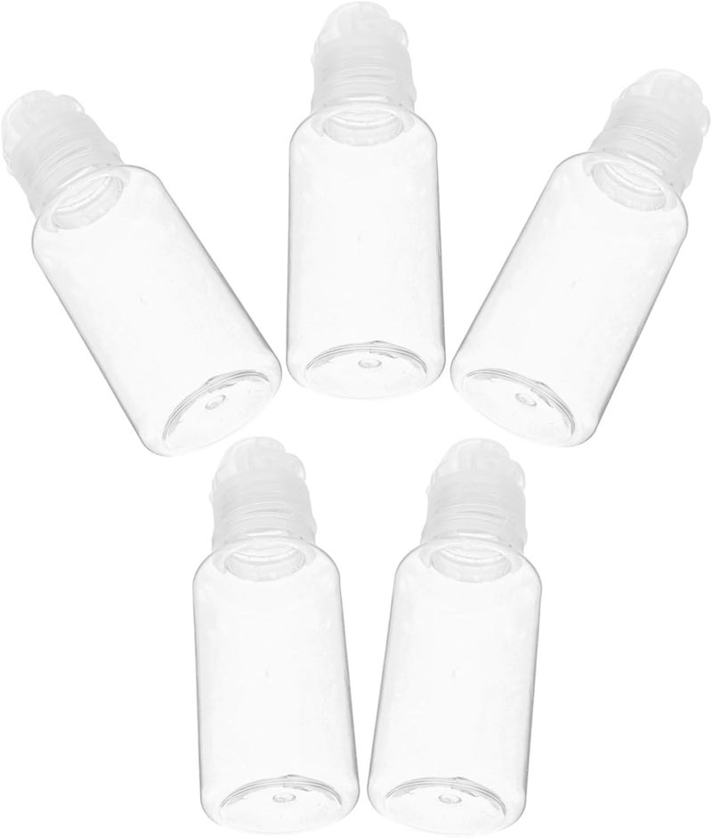 5Pcs Squeeze Bottle Honey Dispenser with Flip Cap Versatile Sauce Storage for Honey Dressings and Condiments Travel Friendly and Easy to Squeeze - Image 1