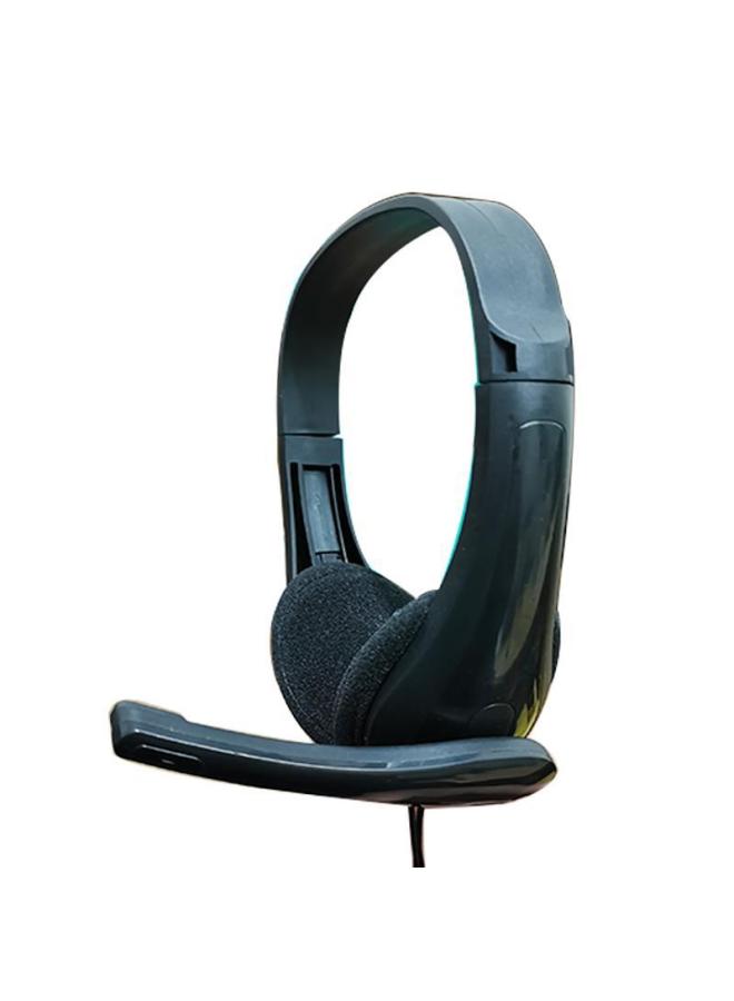Mebao Lai Single Hole Notebook Mobile Phone Voice Call Microphone Computer Double Plug-in Wired Headset Microphone-Color:Black Single Hole Bare Metal  - Image 1