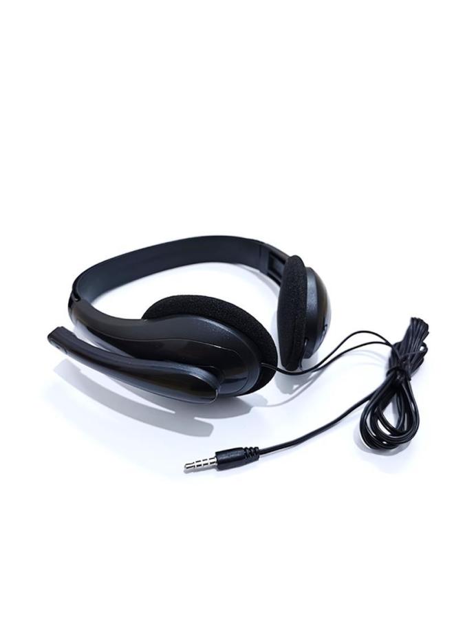Mebao Lai Single Hole Notebook Mobile Phone Voice Call Microphone Computer Double Plug-in Wired Headset Microphone-Color:Black Single Hole Bare Metal  - Image 5