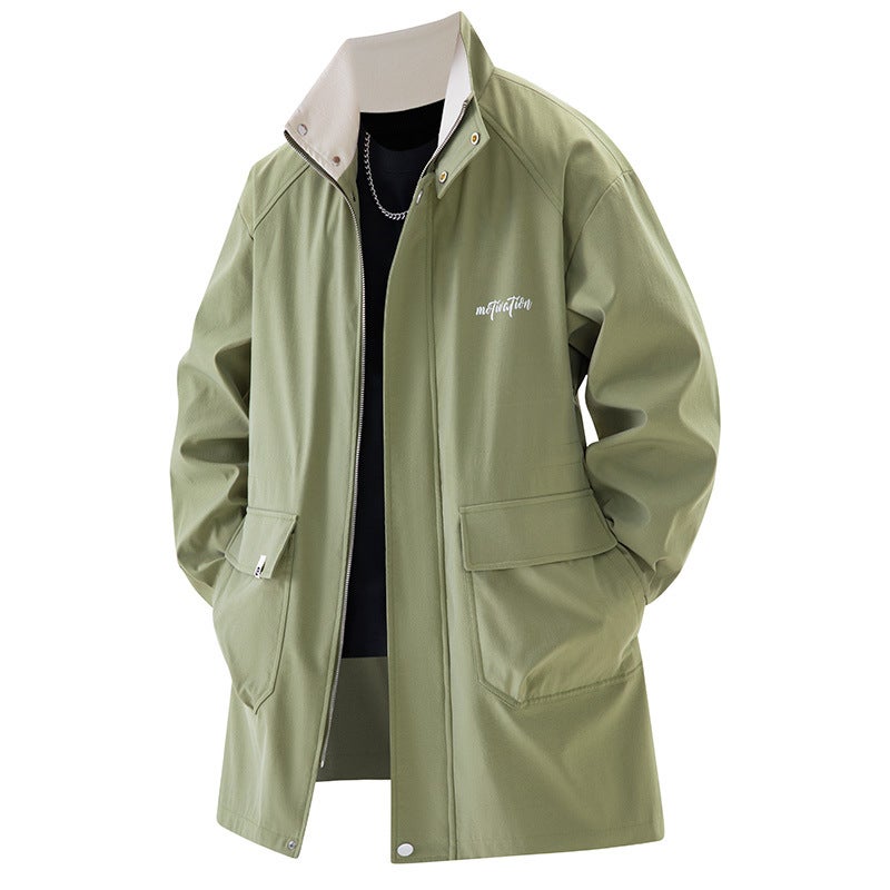 Thin Plus Size Jacket Coat Hooded Windproof Classic Explosions Simple Ins Student Youth - Image 5