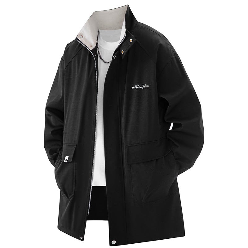 Thin Plus Size Jacket Coat Hooded Windproof Classic Explosions Simple Ins Student Youth - Image 2