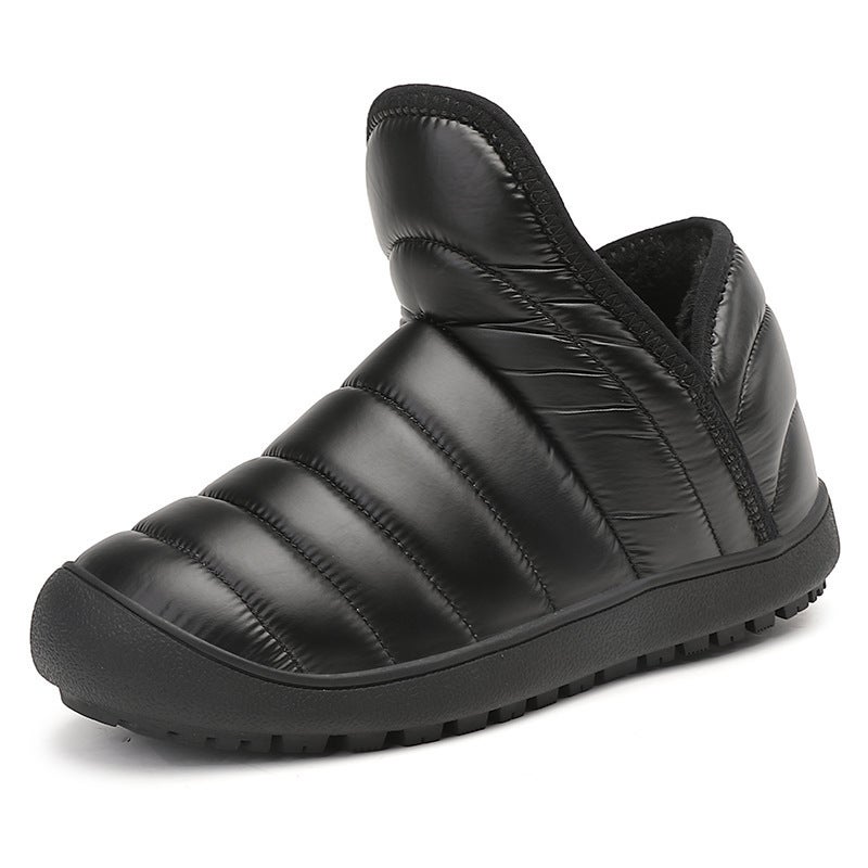 New Warm Water Snow Boots Men'S Slip-On Casual Shoes Men'S Velvet Cotton Shoes Winter Men'S Shoes Slip-On Trendy Shoes - Image 3