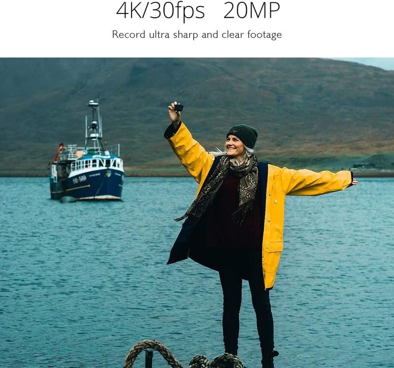 AKASO EK7000 Pro 4K Action Camera with Touch Screen EIS 131ft Waterproof Camera Remote Control Underwater Camera with Helmet Accessories Kit - Image 2