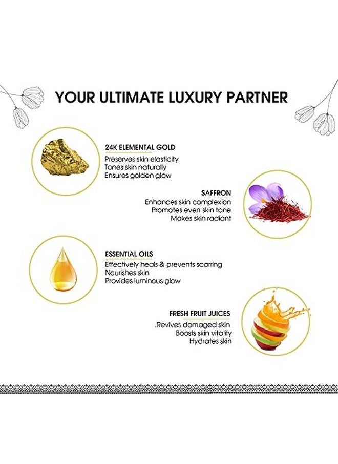 AYOUTHVEDA Sparkling 24K Nano Elemental Gold Face Wash With Kashmiri Saffron Stimulates Skin Cells Golden Glow Brightens Complexion Suitable For All Skin Types (Pack Of 1 100 Ml)  - Image 5
