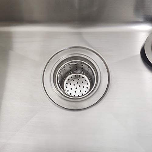 GZILA Kitchen Sink Drain Basket Only, 3-inch Basket for Kitchen Sink Strainer Replacement, Deep Cup with Handle, SUS 304 Stainless Steel - Image 5