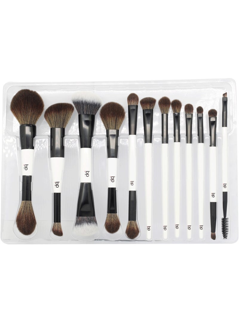 بيوتي باترا طقم فرش مكياج 12 قطعة