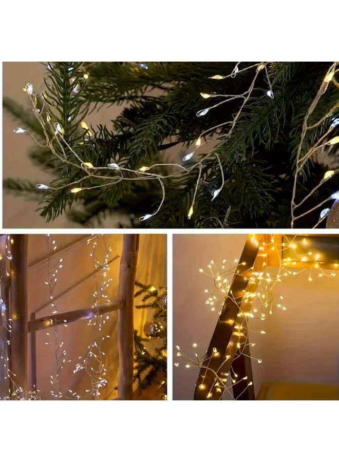 300 LED Colorful Lights 900cm 29.53ft USB String With Remote Control Timer - Image 4