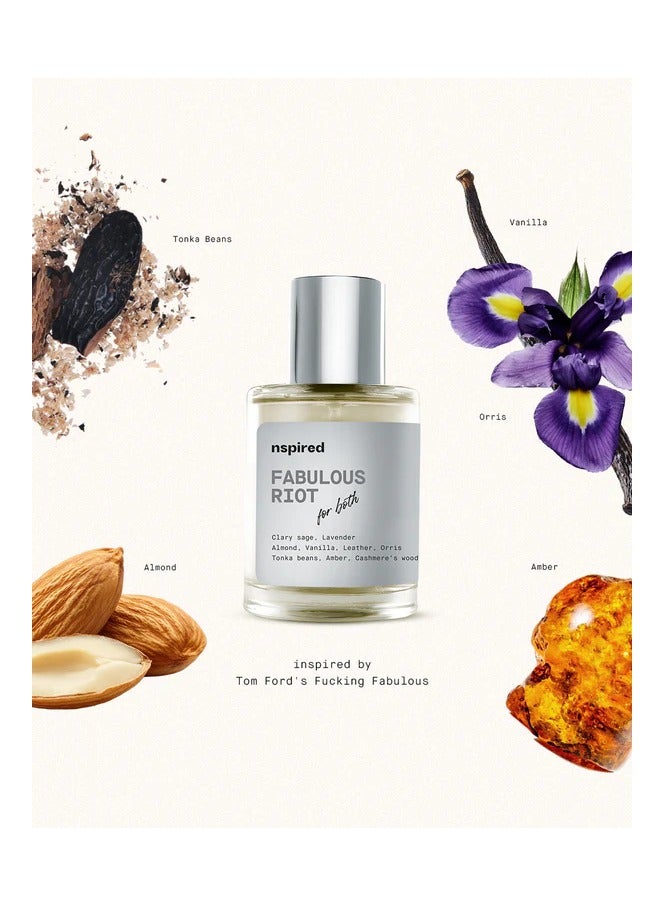 انسبايرد عطر إنسبايرد بيوتي فابولس رايوت للجنسين – جلد عنبر - Image 1