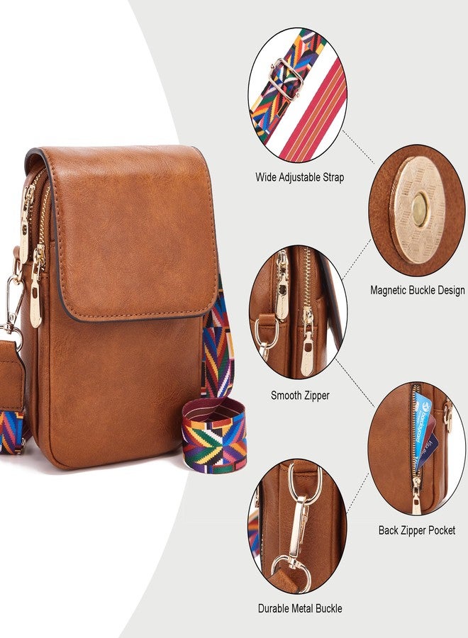 Soperwillton Crossbody Bags for Women Vegan Leather Purse Small Shoulder Handbags with Wide Adjustable Strap - Image 4