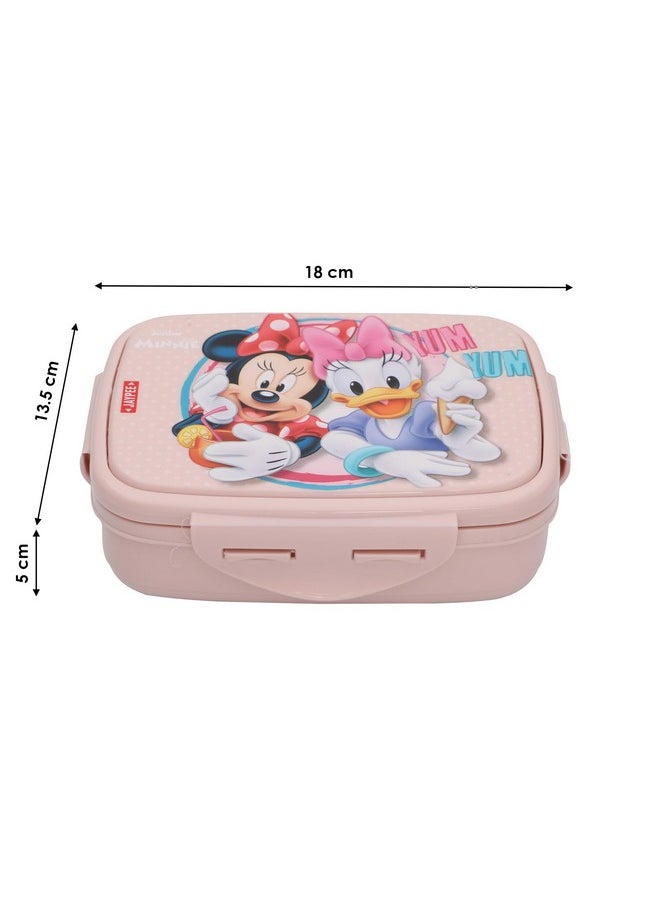 JAYPEE JAYPEE Steel Tek Jr. Insulated Lunch Box Mickey Mouse & Donald Duck, Pink, 400 ml | Airtight Tiffin Box for School Kids Inner Stainless Steel Mini Box | Bpa Free  - Image 4