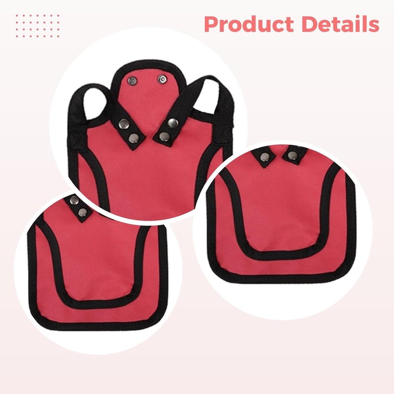 6 Pcs Chicken Saddles, Aprons for Hens to Protect Back Feathers from Pecking, Adjustable, Outdoor Climate Control - Image 3