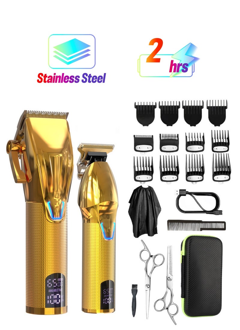 Generic Multifunctional Hair Clippers,Professional Hair Cutting Kit Beard Trimmer Barbers  - Image 1