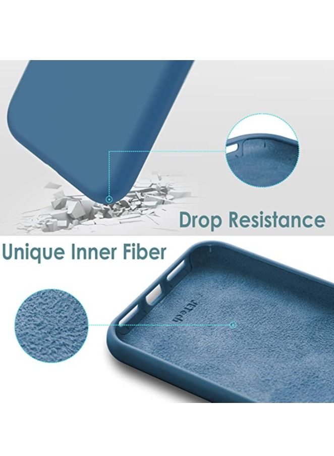 DUSALA Silicone Case for iPhone 11 (2019) 6.1-Inch, Silky-soft touch Full-Body Protective Case, Shockproof cover with Microfiber Lining (Blue Cobalt) - Image 2