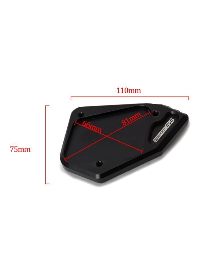 NIBEMINENT Aluminum Kickstand Foot Pad For Motorcycle  - Image 4