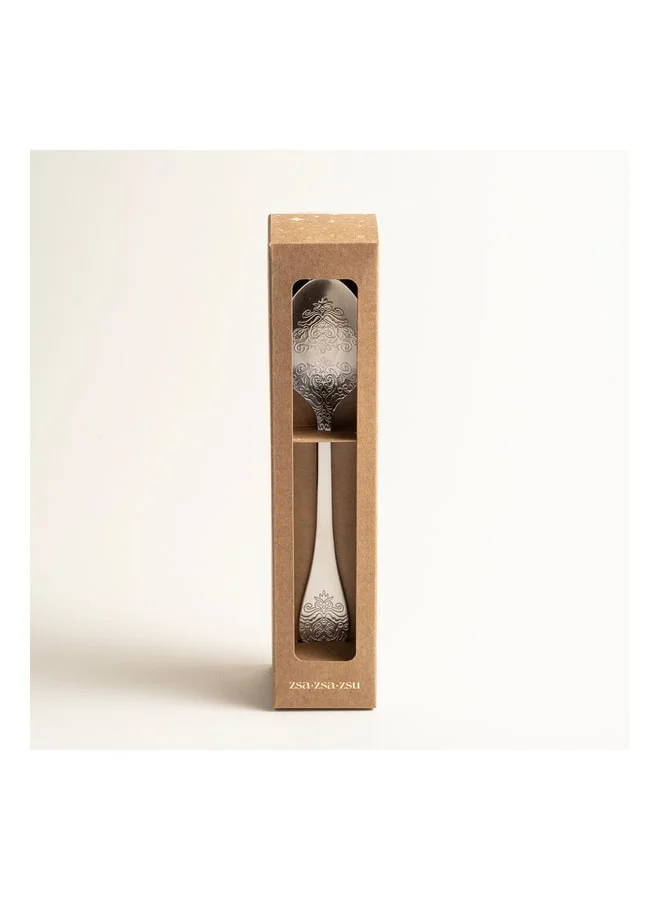 Dume Stainless Steel Dining Spoon 4x23x0.3 cm Matte Silver.