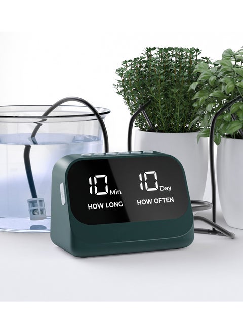 Automatic Watering System for Potted Plants, DIY Drip Irrigation Kit with Smart Timer, Waterproof LED Display & Large Capacity Battery, Precise Distribution of Water