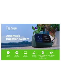 Generic Automatic Watering System for Potted Plants, DIY Drip Irrigation Kit with Smart Timer, Waterproof LED Display & Large Capacity Battery, Precise Distribution of Water  - Image 4