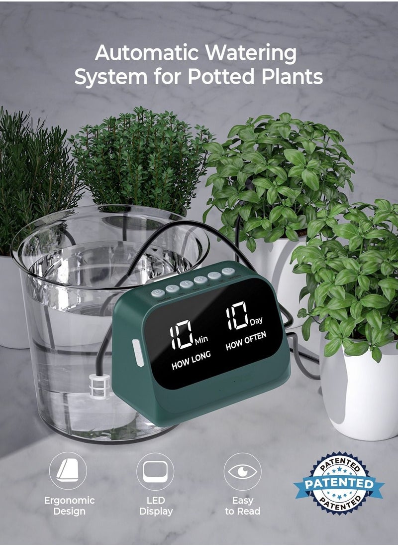 Generic - Automatic Watering System for Potted Plants, DIY Drip Irrigation Kit with Smart Timer, Waterproof LED Display & Large Capacity Battery, Precise Distribution of Water - Image 1