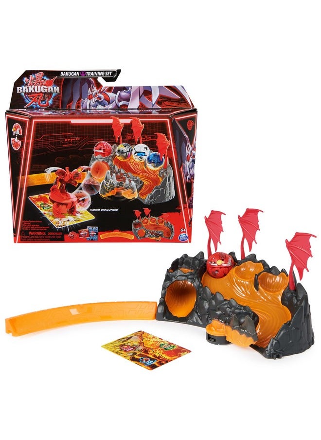 BAKUGAN - مجموعة تدريب مع بطاقات تداول مخصصة لشخصية التنين المصنوعة من التيتانيوم ومجموعة ألعاب للأطفال للأولاد والبنات من سن 6 سنوات فما فوق - Image 1