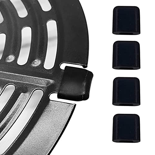 ALJ Rubber Bumpers for Air Fryer Tray, 4 PCS Premium Rubber Tabs, Rubber Feet, Silicone Pieces, Rubber Anti-scratch Covers for Air Fryer Grill Pan, Air Fryer Replacement Parts for PowerXL Chefman Gowise - Image 1