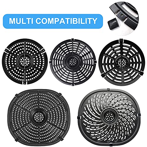 ALJ Rubber Bumpers for Air Fryer Tray, 4 PCS Premium Rubber Tabs, Rubber Feet, Silicone Pieces, Rubber Anti-scratch Covers for Air Fryer Grill Pan, Air Fryer Replacement Parts for PowerXL Chefman Gowise - Image 3