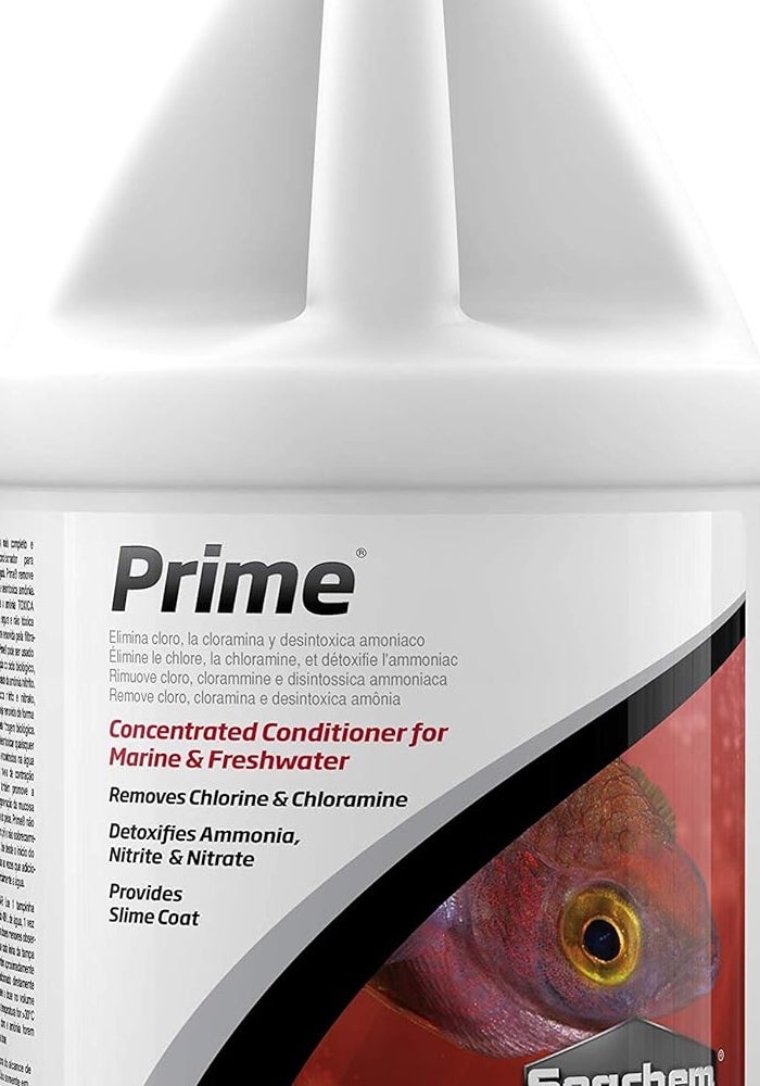 Seachem Prime Fresh and Saltwater Conditioner - 2L Chemical Remover and Detoxifier - Image 1