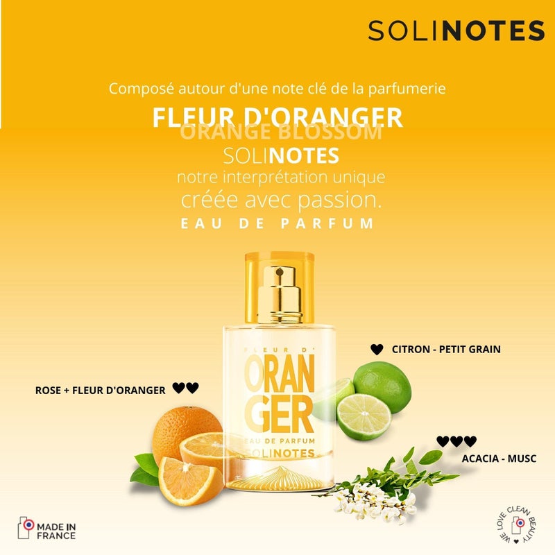 Solinotes Paris Solinotes Orange Blossom Perfume for Women & Men, 1.7 Fl Oz/ 50 ML Eau De Parfum, Delicate Floral and Soothing Scent with Premium Ingredients - Clean Perfume, Cruelty Free, Vegan, Made in France - Image 4