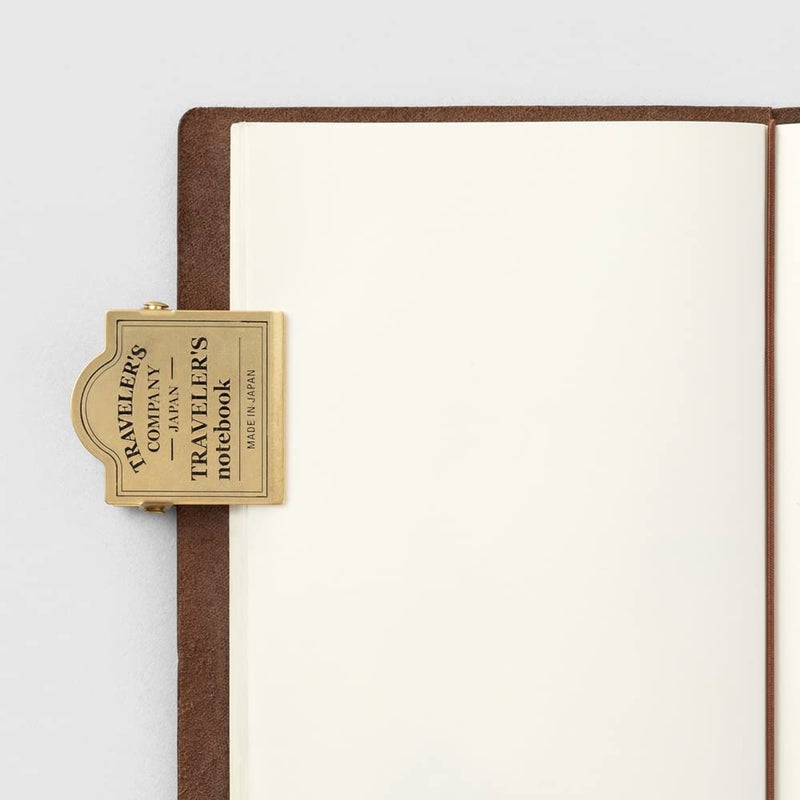 Designphil Traveler'S Notebook Brass Clip Trc Logo Pattern 43089006 - Image 2