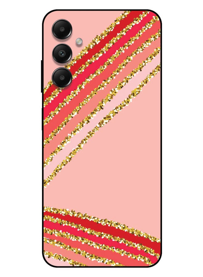 EYE CATCH Printed Protective Case Cover For Samsung Galaxy A05S -  Red & Pink Texture - Image 1