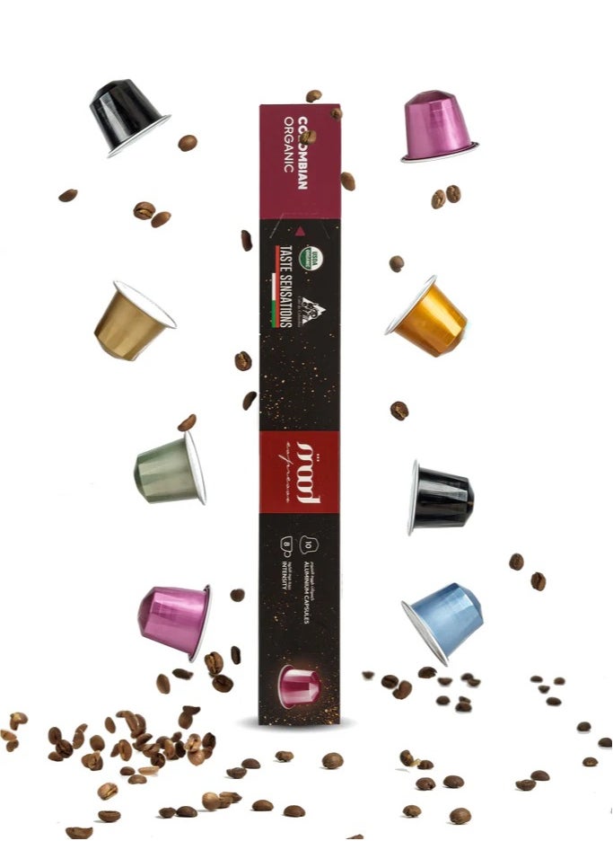 Mood Espresso Nespresso Compatible Aluminium Coffee Capsules - Colombian Organic 10 Capsules (52g)  - Image 3