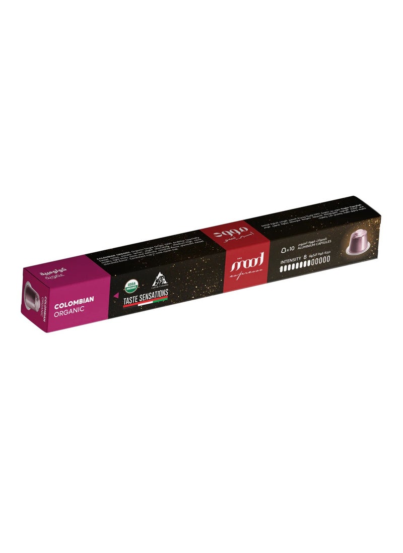 Mood Espresso Nespresso Compatible Aluminium Coffee Capsules - Colombian Organic 10 Capsules (52g)  - Image 1