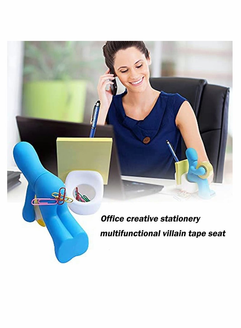 Creative Tape Dispenser for Office Home and School Fun Desk Organizer with Paper Clips Ideal Gift for Any Occasion - Image 3