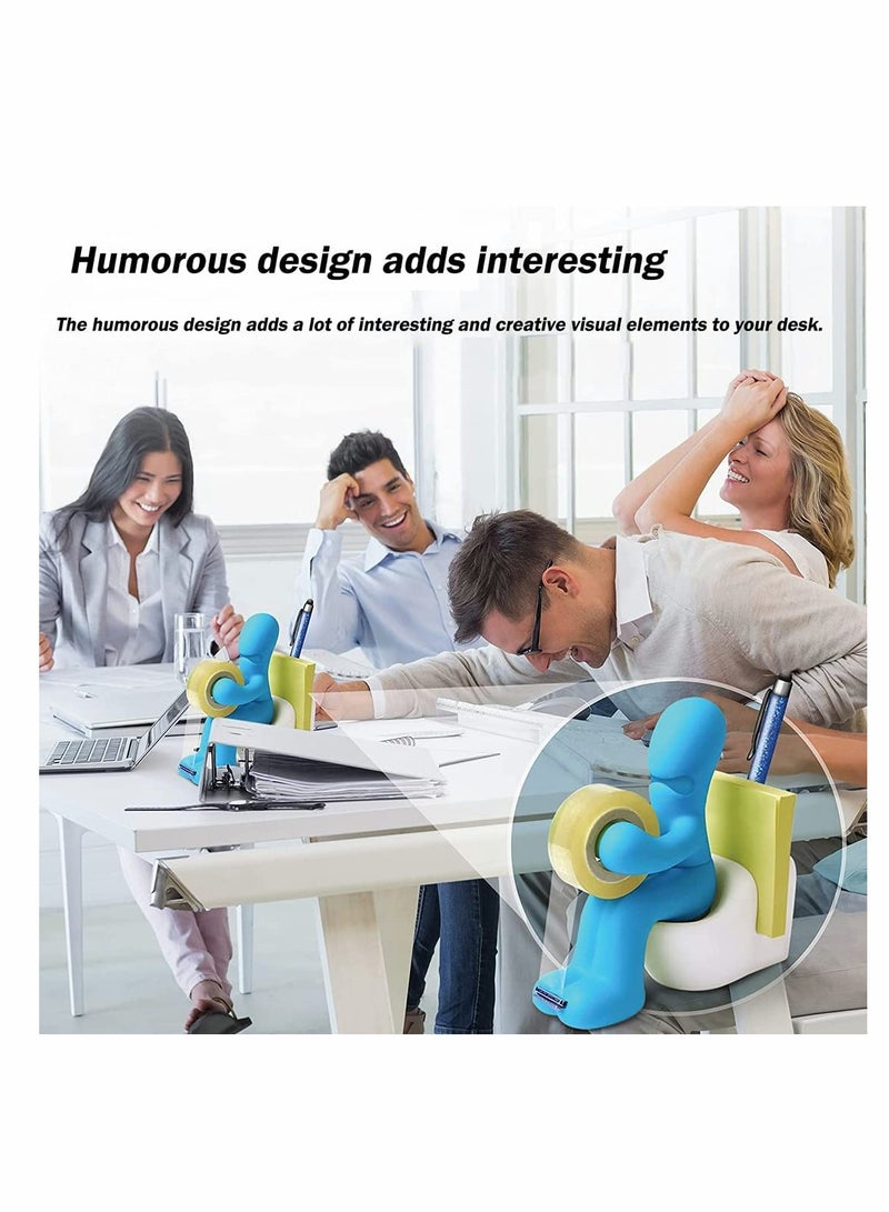 Creative Tape Dispenser for Office Home and School Fun Desk Organizer with Paper Clips Ideal Gift for Any Occasion - Image 2