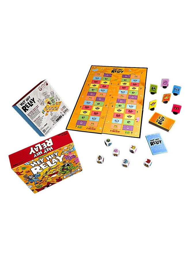 Ultra PRO - Hey Hey Relay, Exciting Fun Family Fast-Paced Relay Race Board Game, for Game Lovers - Image 3