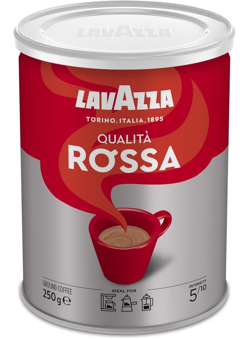 Lavazza Qualità Rossa Ground Coffee 250g Tin - Image 1