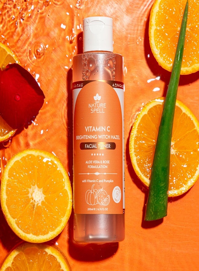 Nature Spell Witch Hazel Facial Toner with Vitamin C, Aloe Vera & Rose Water, Vegan, Alcohol-Free Formula, 6.76 Fl Oz - Image 4