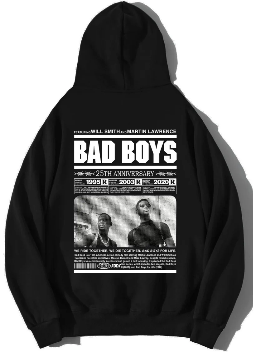 بي ار زد كولكشن Oversize Bad Boys 25TH Anniversary Hoodie