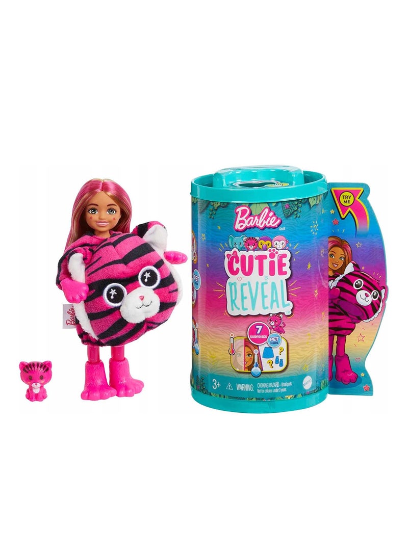 باربي كتي تكشف عن دمية نمر سلسلة تشيلسي جانغل - Image 1