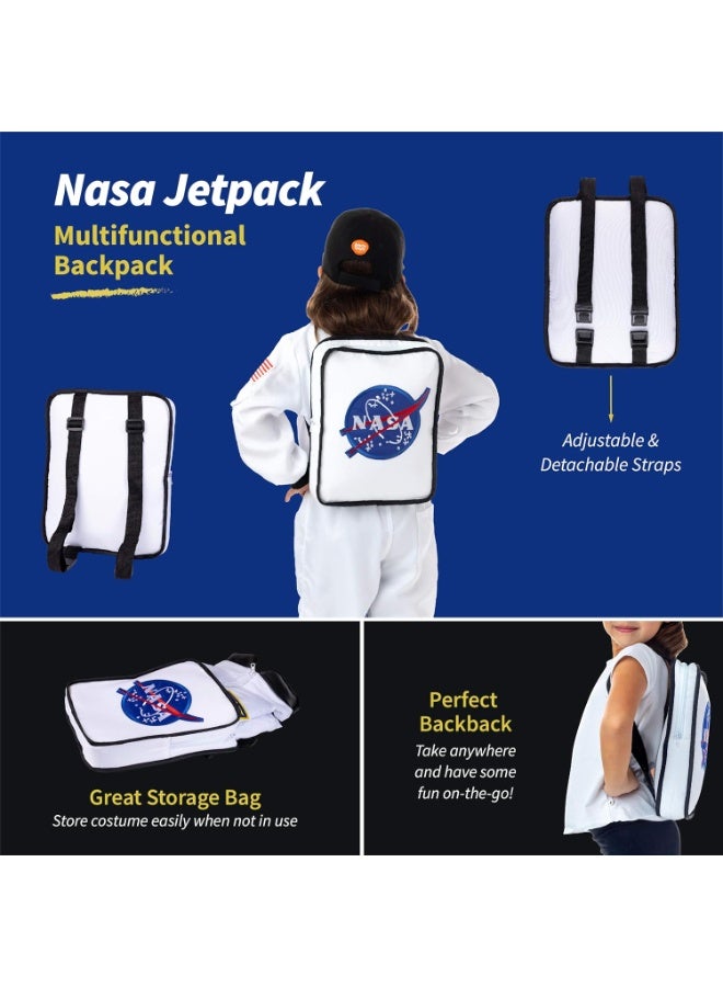 Born Toys Premium Deluxe Astronaut Costume for Kids Ages 3-7 with NASA Bag and Hat - Image 5