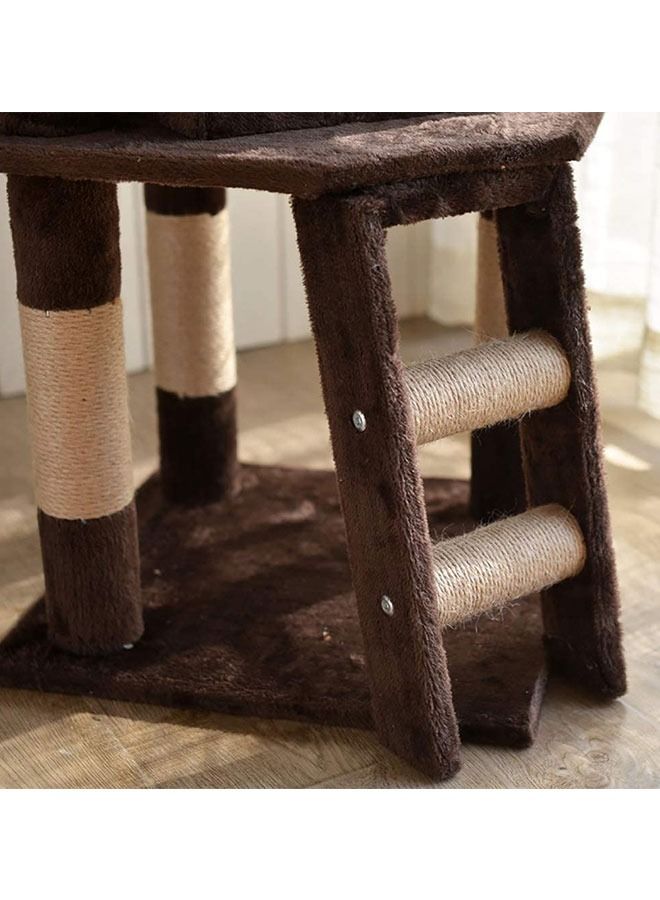 GoldenLike  شجرة القط ، بيت لعب هريرة متعدد المستويات مع أعمدة خدش - Image 5