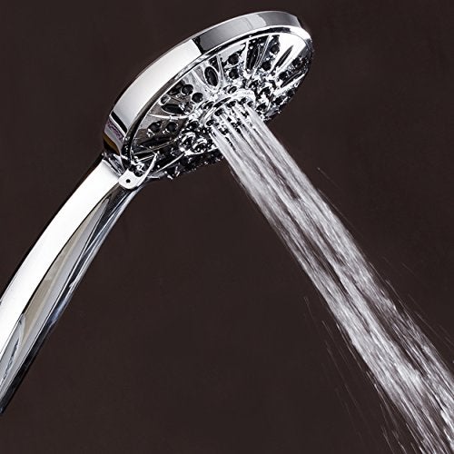 AquaDance 3316 High Pressure 6-Setting 4" Chrome Face Hand Held Head with Hose for The Ultimate Shower Experience Officially Independently Tested to Meet Strict US Quality & Performance Standards - Image 3