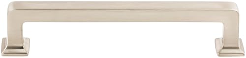 Top Knobs TK704BSN Transcend Collection 5-1/16" Ascendra Pull, Brushed Satin Nickel - Image 1