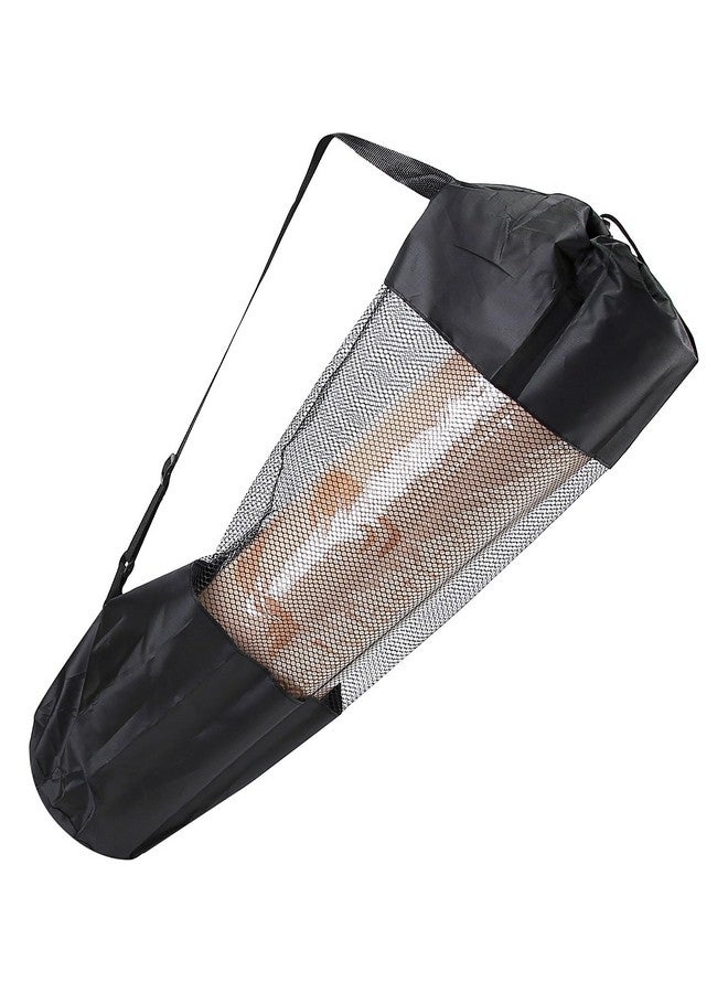 Bodylastics حصيرة يوغا Bodylastics للرجال والنساء مع حقيبة حمل TPE 6 قدم × 2 قدم × 6 مم حجم كبير مضادة للانزلاق ومضادة للتمزق (أزرق/أزرق) - Image 3