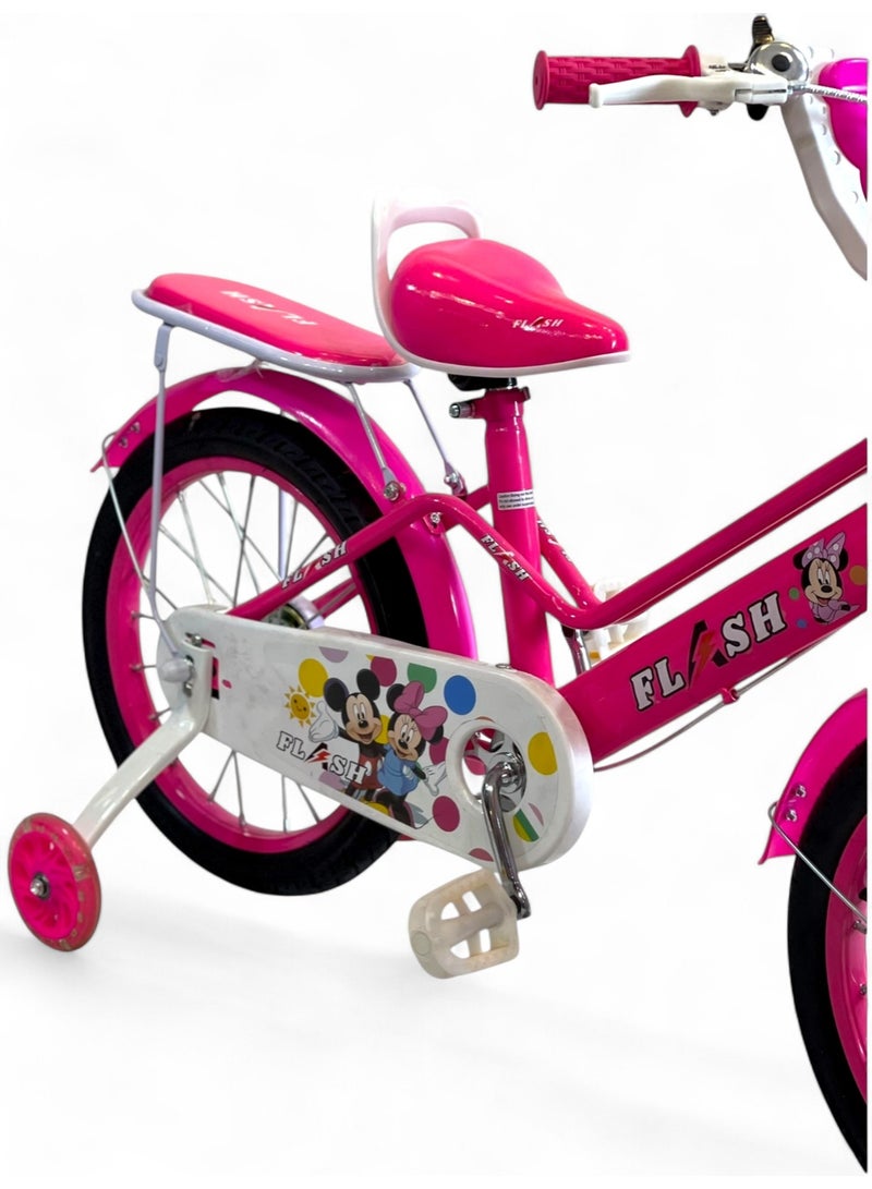 فلاش دراجة اطفال بناتي تصدر صوت 4 درجات ضوء LED من فلاش 4 ألوان ثلاث مقاسات - الوكيل الرسمية في مصر المنتج GTG TOYS - Image 4