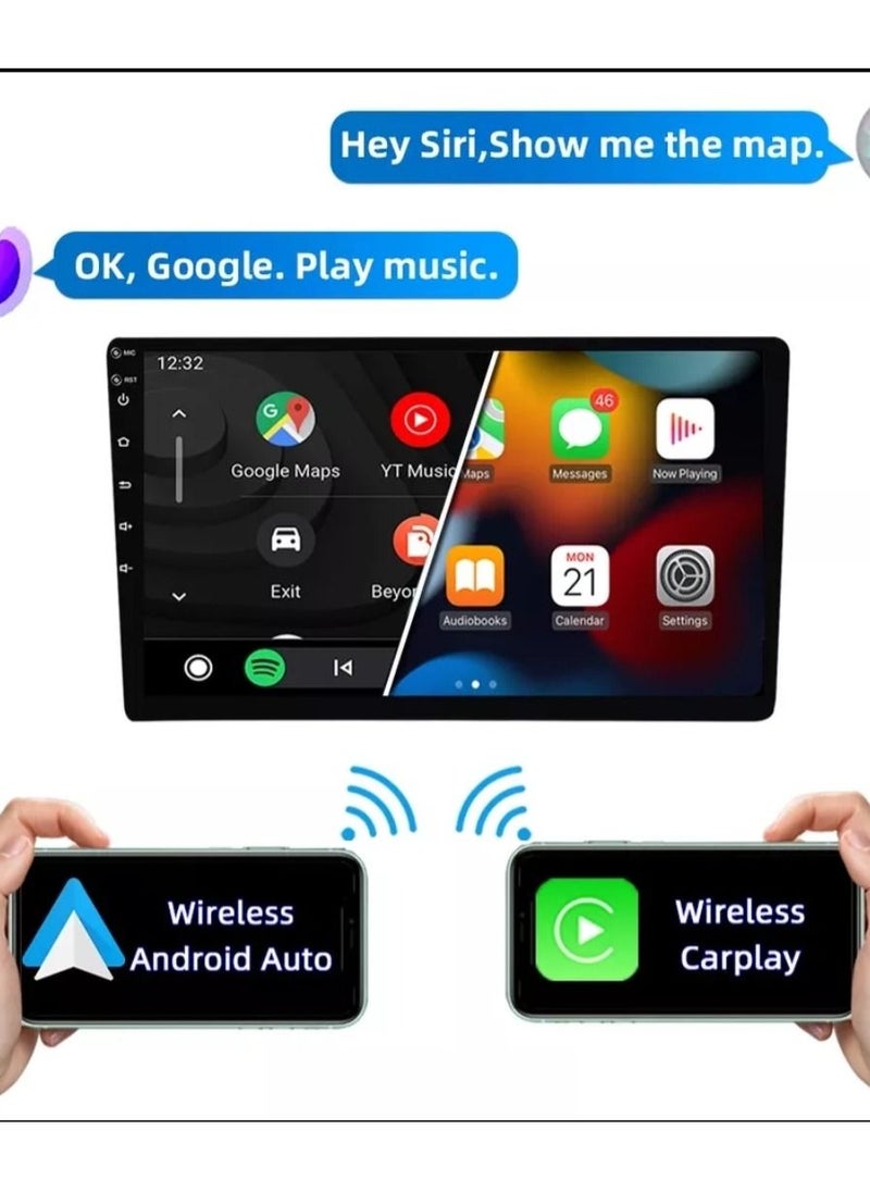 Android Carplay Screen For Audi TT MK2 2006 to 2014 Support Apple Carplay Android Auto Wireless 4GB RAM QLED Touch Screen Included AHD 180D Wide Angle Camera