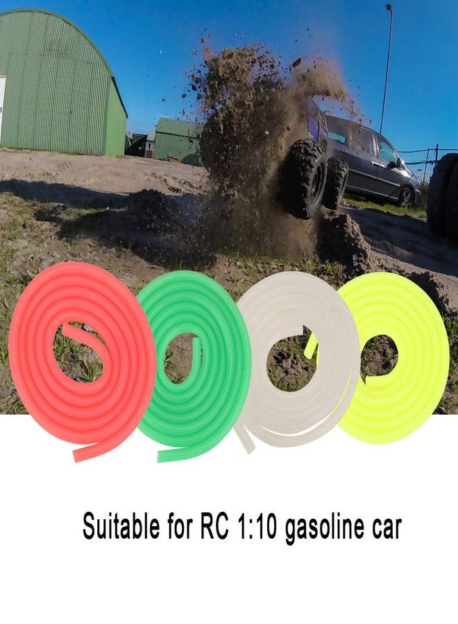 Tnfeeon 1/10 Universal Thick Fuel Line Tube, 3x5mm Silicone Fuel Line Tube for RC Car RC Toy Gasoline Car Model - Image 2