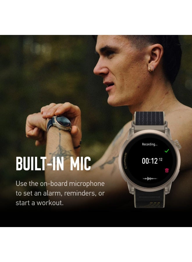 COROS PACE 4 Ultralight Sport GPS Watch, 1.2" AMOLED Touchscreen,19 Days of Daily use, Voice Features, Advanced Training Tools, Accurate GPS, Heart Rate Monitor, Run (Jakob Ingebrigtsen) Jakob Ingebrigtsen - Image 5