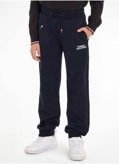 TOMMY HILFIGER Boys' Sweatpants - Cotton Blend, Blue  - Image 1