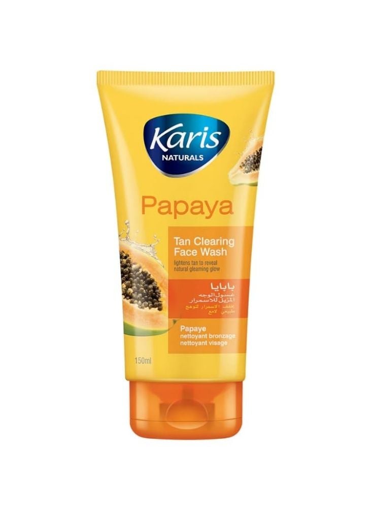 KARIS Naturals Papaya Face Wash 150ml - Image 1